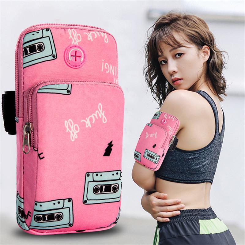 Горячие 2 размера, многофункциональная спортивная сумка для мобильного телефона на открытом воздухе, водонепроницаемое оборудование для бега, фитнеса