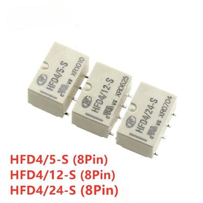 5 шт./лот HongFa сигнальное реле HFD4/3-S HFD4/5-S HFD4/12-S HFD4/24-S 3 В, 5 В, 12 В, 24 В 2A 8-контактное двухгрупповое преобразование SMD SMT