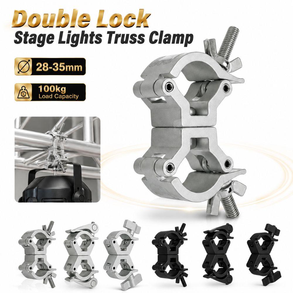 Quick Release DJ Light Clamps Lamp Hanger Hooks For LED PAR Moving Head Beam Spot Clamps
