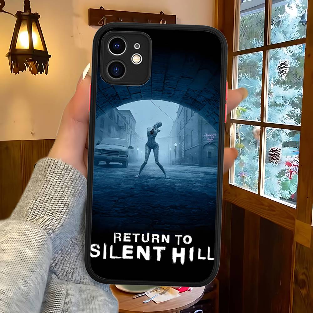 Хоррор Игры S-Silent H-Hill Для Силиконового Матового Чехла Телефона Для IPhone 16 Pro Max 15 14 13 12 11 X XS MAX