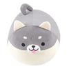 JEMA Dog Body Pillow Marshmallow Animal Cushion Plush Toy Soft and Fluffy Cute Gift Item Gray Length Approx. 70cm