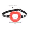 Discreet Silicone O Ring Mouth Gag, Lips Shape Open Mouth Restraint for BDSM Couples, Soft Bondage Adult Sex Toy