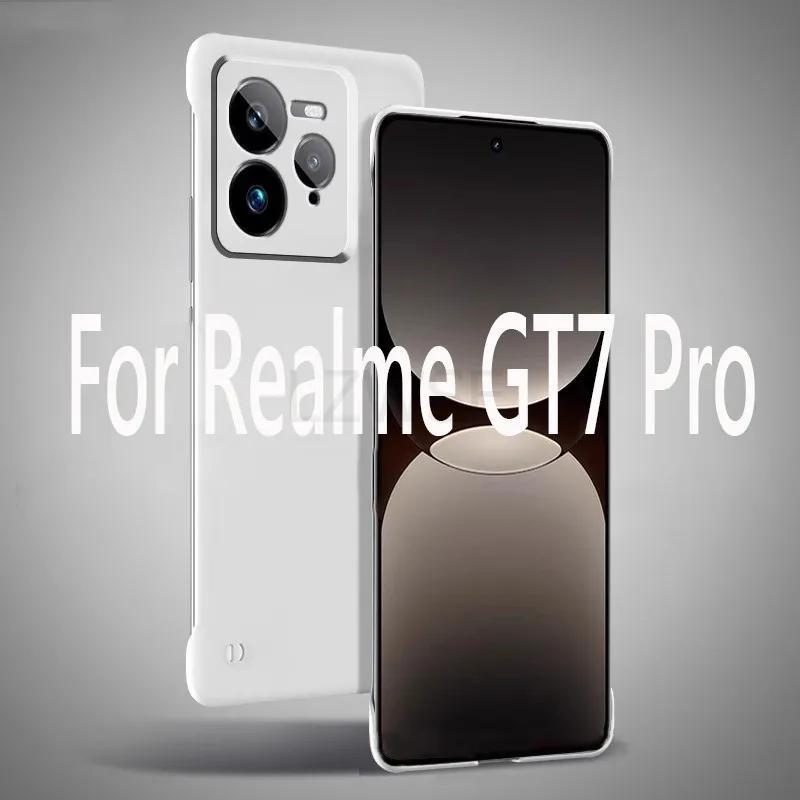 Безрамочный Тонкий Матовый Жесткий Задний Чехол На Для Realme GT7 Pro GT 7 GT7 Pro GT7Pro GT 7T GT7T G Ударопрочный Fundas Coque