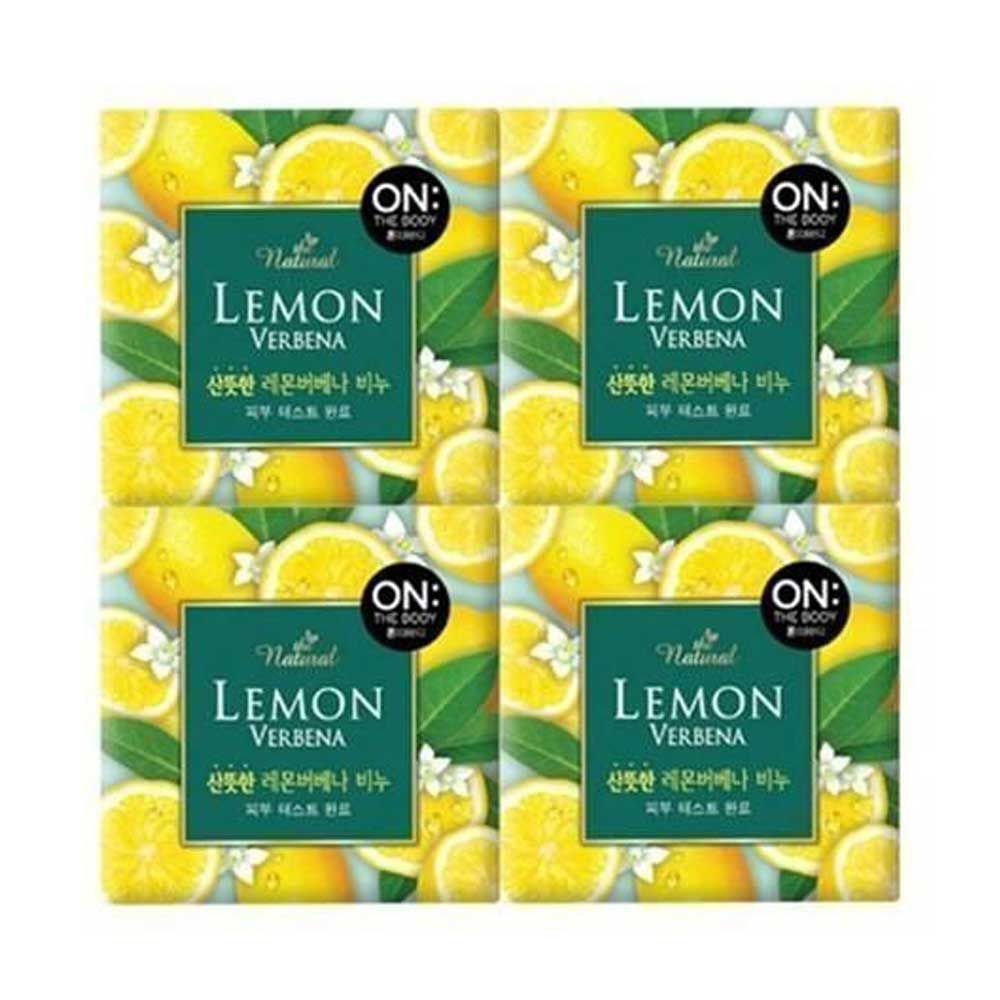 ON THE BODY NGKIFKRT Lemon Verbena Soap 4 Pack