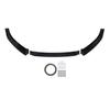 3pcs Front Bumper Lip Splitter Body Kit Anti Collision Protection Sporty Look Bumper Lip Spoiler Diffuser Gloss Black