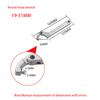 Adjustable Wrench Hook Spanner Square/round Head Cr-v Spanner For Round Bolt  Maintenance Dismantling Tools 19-51/32-76/51-120mm