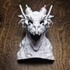 Аквариумная пещера с дизайном дракона, 3D-печатный туннель-укрытие для рыб под гравием, с смотровыми отверстиями для креветок-петушков, плеко, коридорасов