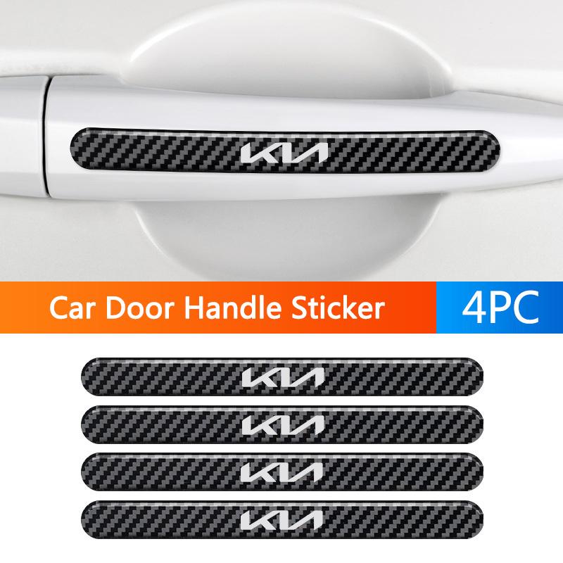 AANR1 Car Door Handle Bowl Scratch Stickers Anti-Collision Strip For KIA K2 K3 K5 k9 Sorento Sportage R Rio Soul Exterior Accessories
