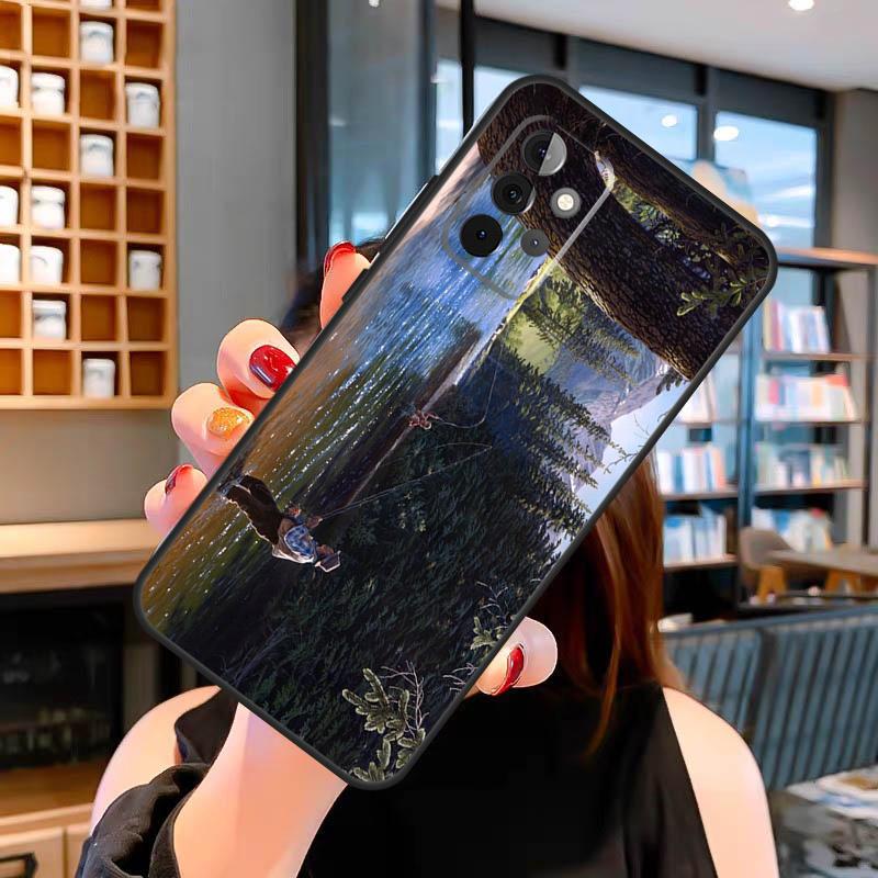 Fish Fishing Fisherman Case For Samsung Galaxy A33 A06 A05 A16 A26 A36 A56 A32 A52 A15 A53 A13 A34 A54 A14 A35 A55