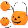 1 Pcs Halloween Portable Box Children Trick Or Candy Pail Holder (Orange),Halloween Decorations