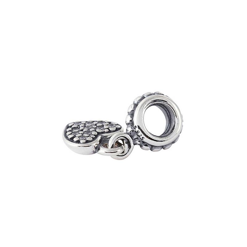 Pandora Heart Shape Silver Necklace/Pendant Women's Silver 791023CZ