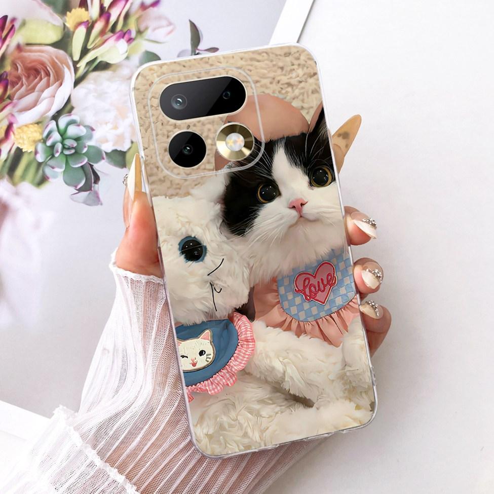 Transparent For Realme 16 Pro 5G Case Luxury Cute Cat Fashion Butterfly Cool Painted Casing For Realme RMX5121 RMX5120