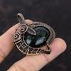 Kambaba Jasper Gemstone Pendant Copper Wire Wrapped Jewelry Designer Pendant Handmade Wire Wrap Pendant Unique Copper Pendant Gift For Women