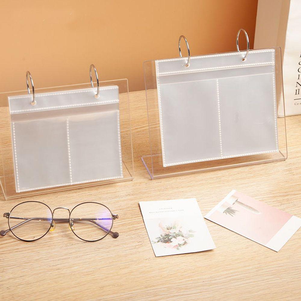 Multi-functional Organizer Storage Card Booklet Acrylic Photo Frame Picture Case Photo Album