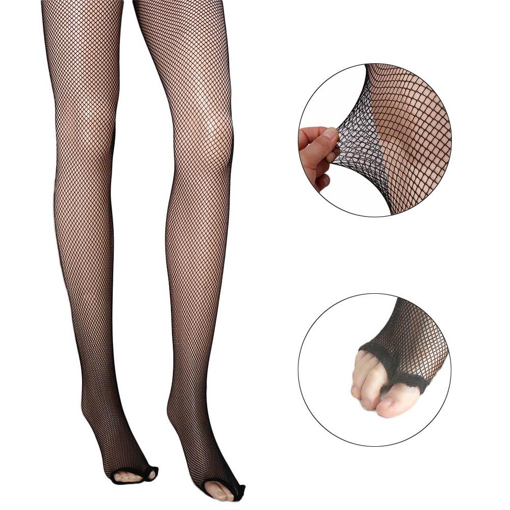 Women Open Toe Fish Net Mesh Tights Fishnet Pantyhose Stockings