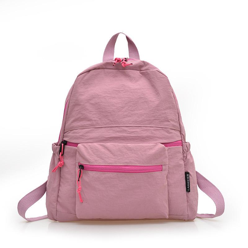 Trendy Fashion Backpack With Polyester Lining And Seam Stitching For Travel And School