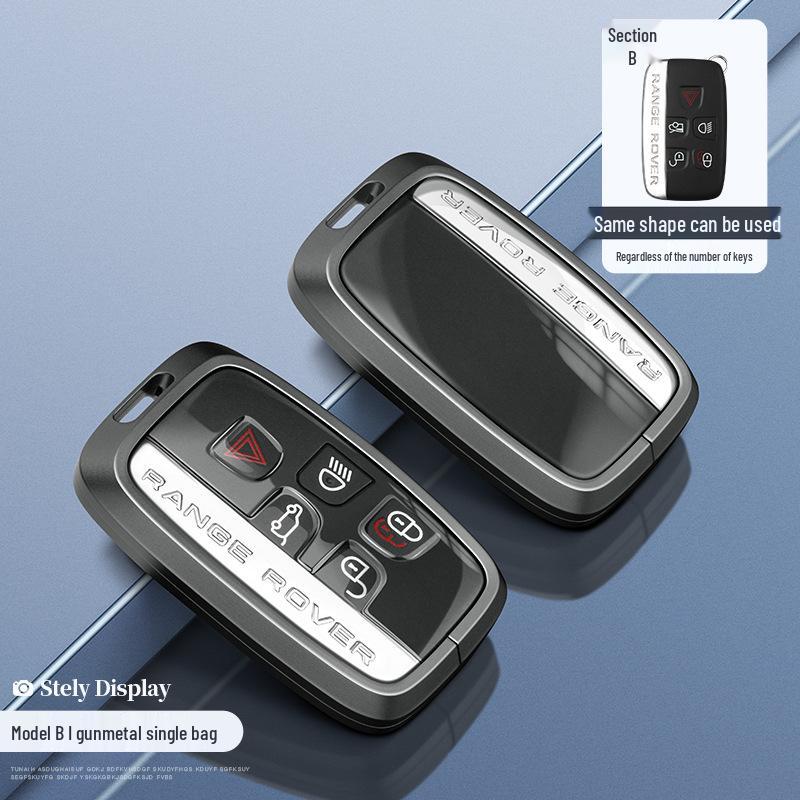 Чехол для ключа Land Rover: Алюминиевый корпус для Range Rover Sport, Velar, Evoque, Discovery, Freelander.
