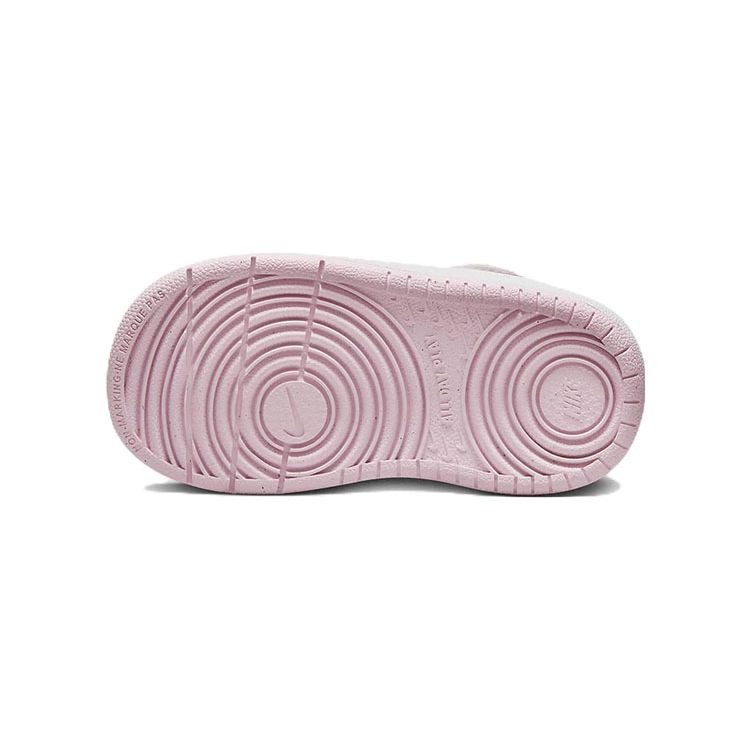 Nike Court Borough Low 2 SE TD White Pink Foam Baby Sneakers DQ0493-100