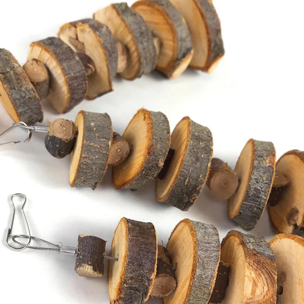 Натуральная деревянная жевательная игрушка лакомство для мелких животных игрушки для хомяка подходит для кролика морской свинки шиншиллы хомяка аксессуары товары для питомцев