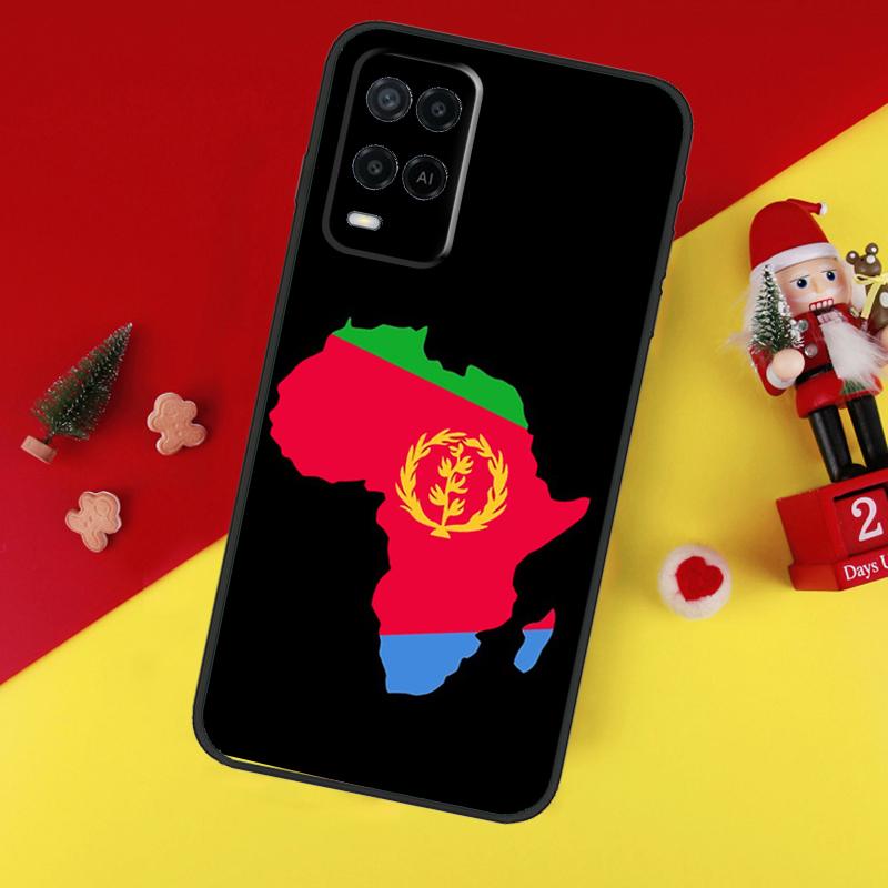 Флаг Эритреи для чехла OPPO A74 A94 A17 A16 A15 A79 A58 A78 A98 A77 A5 A9 A96 A76 A52 A72 A57S A54S A53S