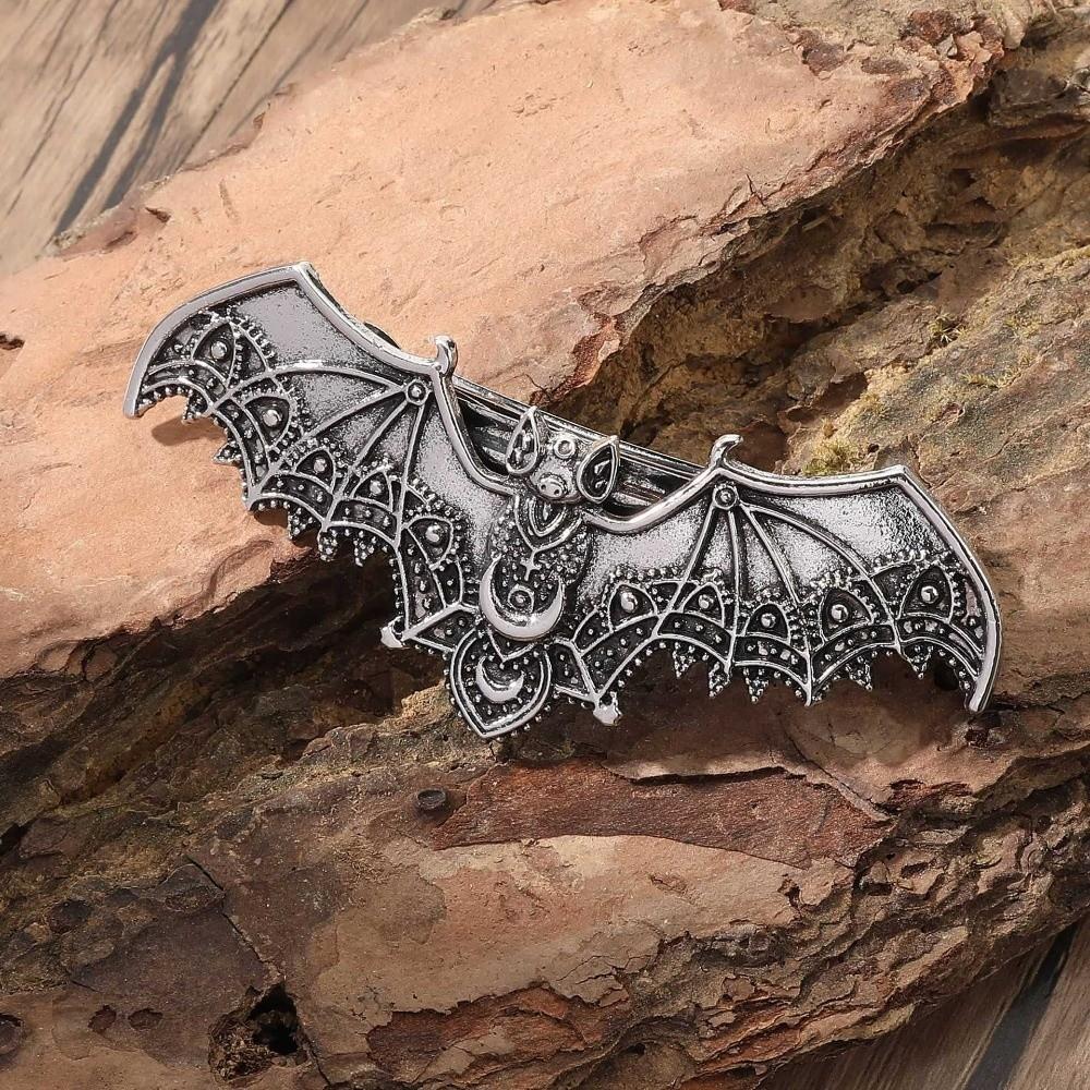 Hollow Pattern Halloween Hair Clip Gothic Style Hair Accessories Trendy Hairpin Birthday Gift