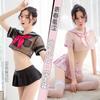 Sexy Female Seduction Sailor Suit Sexy Underwear Uniform Sexy Dress College Skirt Cute Transparent Suit