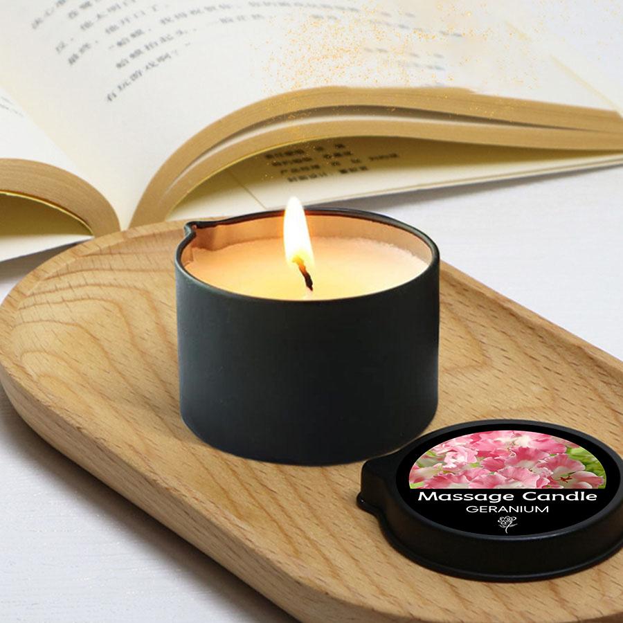 1pc Scented Candles,Sextoys Massage Oil Candle Sex Flirting Dripping Wax for Stress Relief and Skin Moisturizing,iron Box Candle