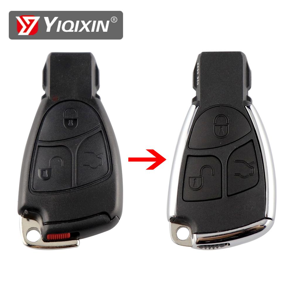 YIQIXIN 3 Buttons Remote Car Key Shell Cover Case For Mercedes Benz B CLS C E S ML CLA CLK CL+ W203 W204 W205 W210 W211 W212
