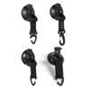 4pack Suction Cups with Hook Car Camping Tie Down Sucker Cup Outdoor Tarps Hook for Camping Gears and Outdoor Use