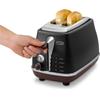 Тостер DeLonghi CTOV 2103.BK+BW