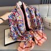 Thin Light Retro Shawl Spring Autumn Paisley Print Scarf Fashion Travel Wrap Bandana Hijab Neckerchief Poncho Scarves