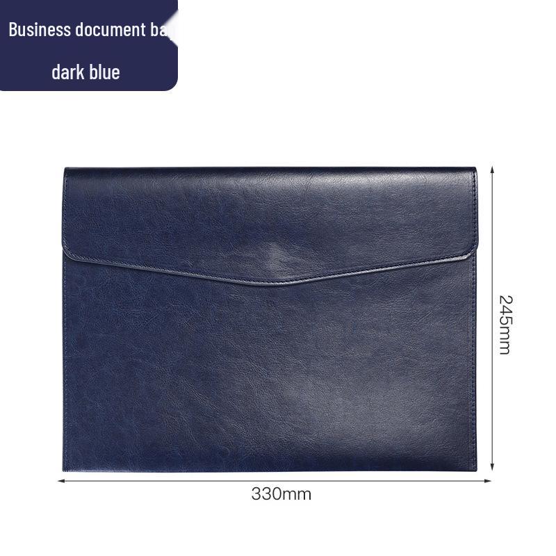 Кожаная папка для документов формата А4: Решение для хранения договоров и протоколов совещаний в бизнес-офисе