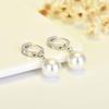 Qiaolanxuan Корейская Мода Гипоаллергенные Жемчужные Серьги с Серебряными Кисточками