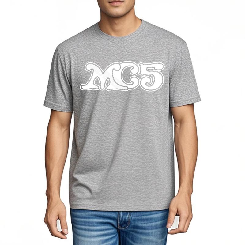 Rock tshirt Crew Neck Cheap Tshirt Black T Shirt With Mc5 Soft Quick Dry T Shirt Classic Minimalist Tshirt Streetwear