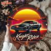 KITT Knight Rider Ретро Неон Металл Настенное Искусство Алюминиевая Жестяная Табличка Декор Гаража