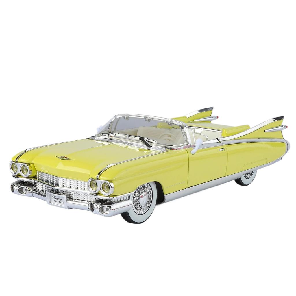 1/24 Cadillac Eldorado Biarritz Series 62 Модель спортивного автомобиля из сплава Литой металл Классические ретро автомобили Модель автомобиля Звук Свет Детская игрушка Подарок