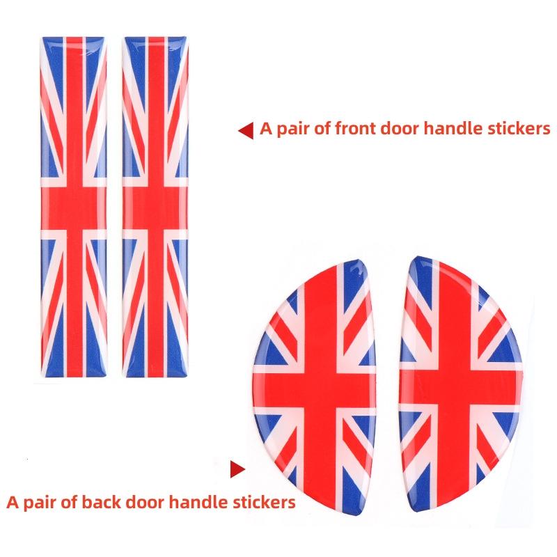 2 шт. автомобильные наклейки для MINI COOPER R56 R55 R60 R61 Countryman F55 F56 F60, кристалл, эпоксидный интерьерный аксессуар, дверная ручка автомобиля