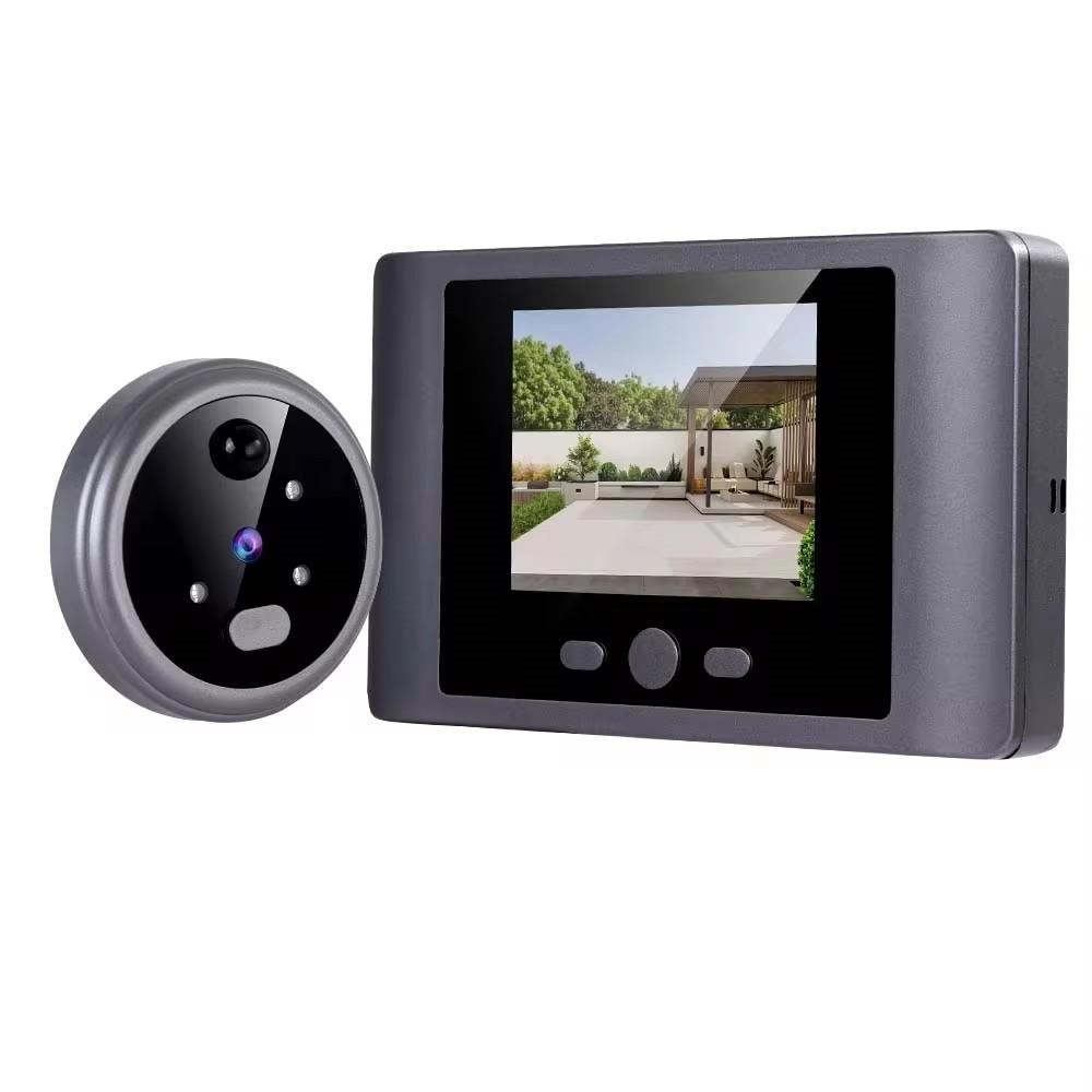 2.8" Digital Magic Eye Electronic Viewfinder Night Vision Safety Door Viewer Photo Recording Door Peephole Camera