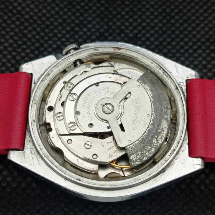 Б/У винтажные часы SEIKO 5 AUTOMATIC 6309A JAPAN MENS D/D WHITE WATCH 608g-a316322-2 SKU608g-a316322