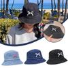 Бантики джинсовая панама женская широкополая шляпа от солнца весенние козырьки цветной бассейн открытый однотонный панама Fis Z5T9