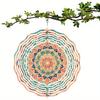 10 Inch Hanging Wind Chime Art Decor for Spring Summer with 360 Rotating Hook Dynamic Design Lively Elegant Gift for Home Garden