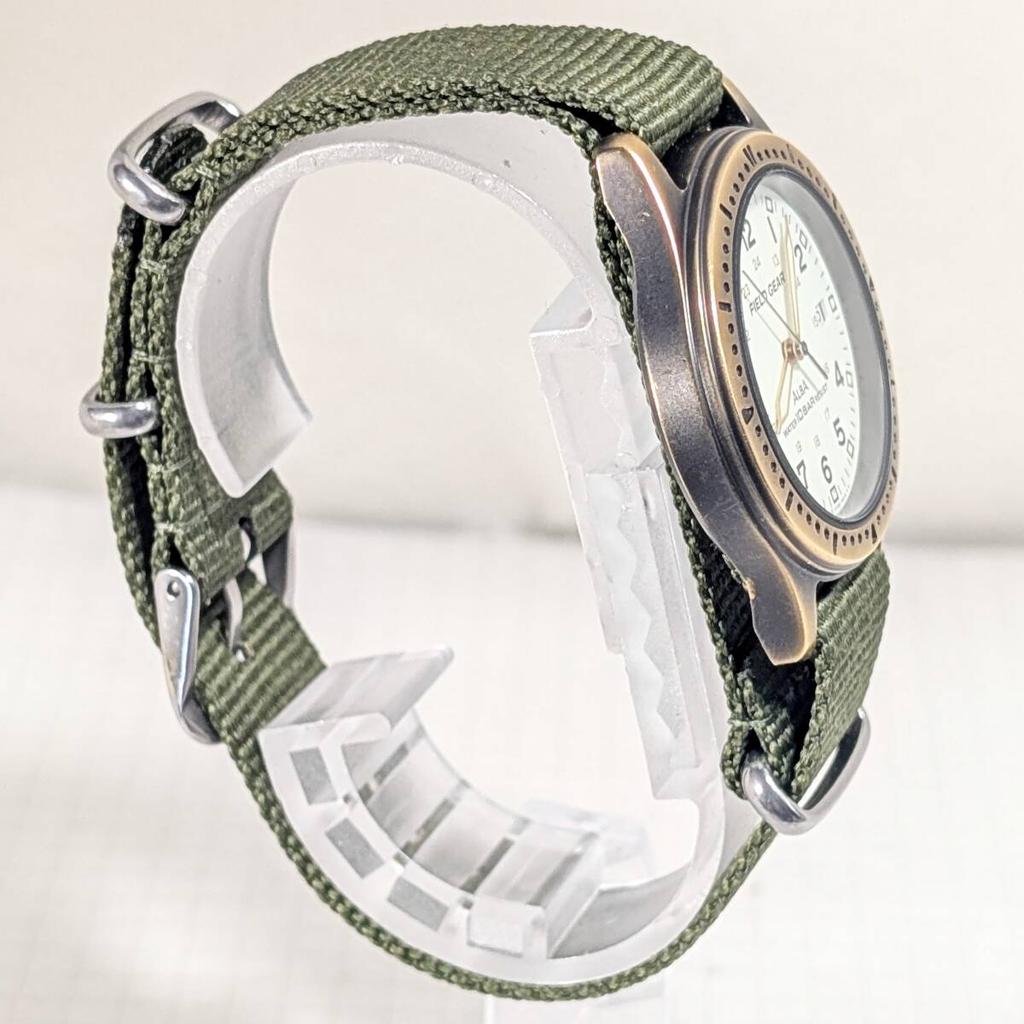 SEIKO ALBA FIELDGEAR Мужские часы для работы, с батарейкой и ремешком, Заменены, A-30