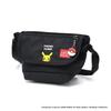 Genuine Product Messenger Bag Nylon Messenger Bag for Kids Pokemon Pikachu Kids Black [Manhattan Portage] [Official]