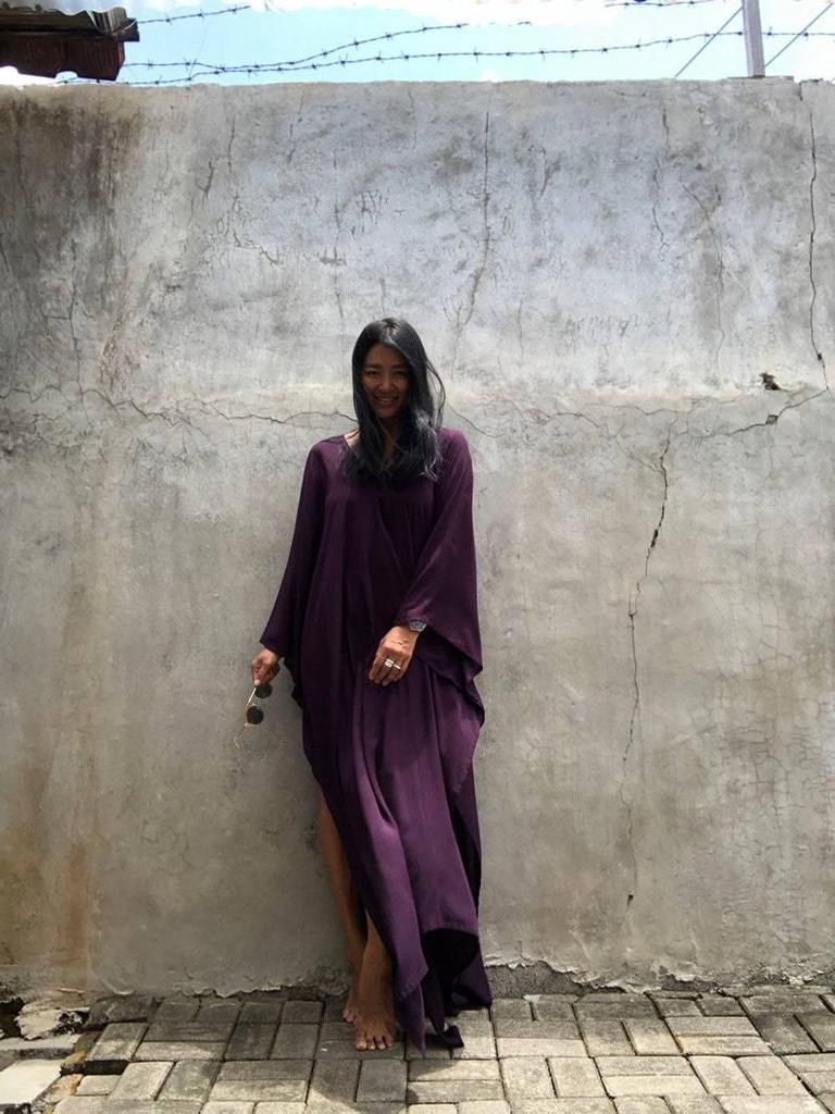 European & American Cotton Solid Color Blouse and Long Skirt Cover-Up for Beach or Swimwear.