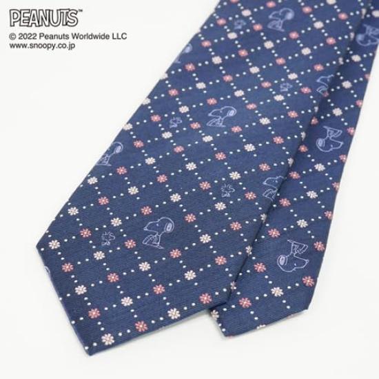 Галстук Snoopy Галстук Синий SNOOPY Фирменный Галстук Подарок [Peanuts]