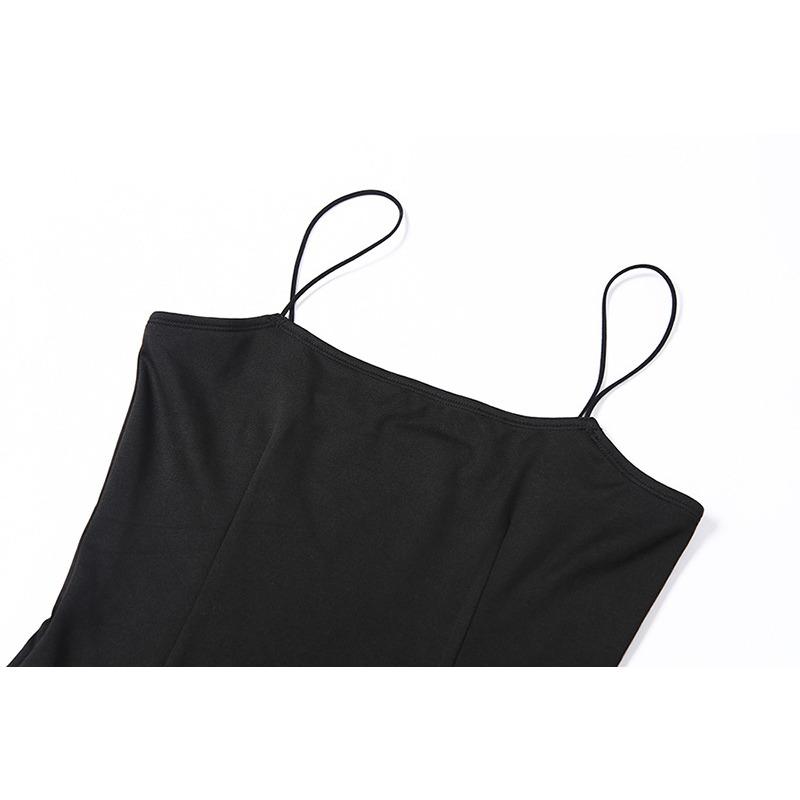 Женские летние платья с лямкой на шее и одной шеей, тонкие спинки и сексуальные платья с разрезом