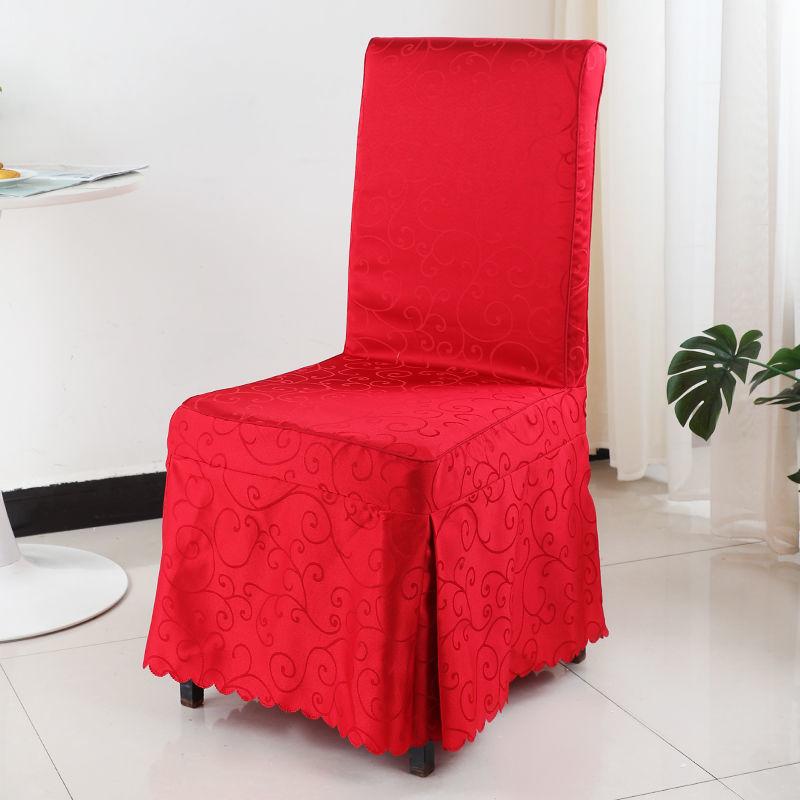 Hotel Professional Nailed Wooden Chair Chair Cover Geometric Pattern Hotel Conference Chair Cover Hotel Household Nailed Universal