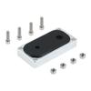1 Set Billet CNC Aluminum Alloy Firewall Shifter Cables Shifter Plate Grommet Swap Screws Kit Fit for Civic CRX Integra K Series