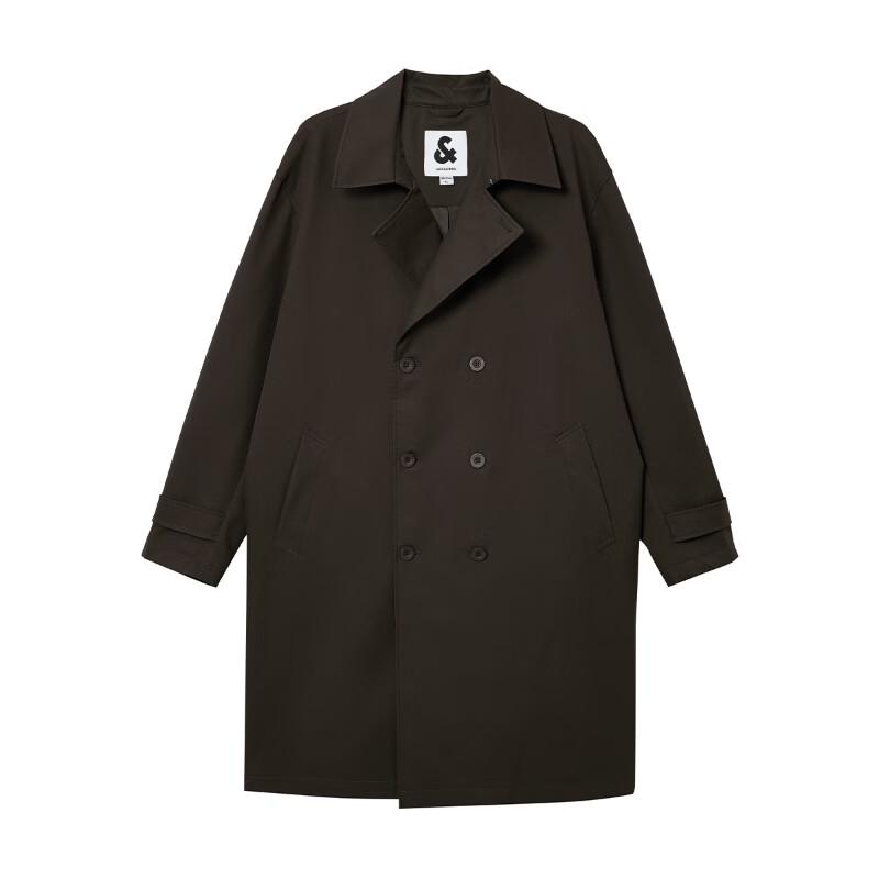 Jack&Jones Мужская двубортная длинная осенняя куртка