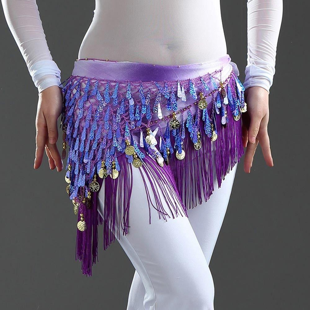 For Thailand/India/Arab Show Costumes Tassels Belly Dance Belt Hip Scarf Waist Chain Dancer Skirt